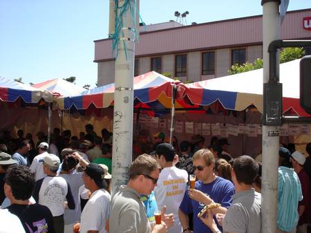 Outside at the Bistro IPA Festival